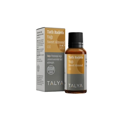 Tatlı Badem Yağı İçeren Bitkisel Yağ (Soğuk Sıkım) 20 ml - Talya