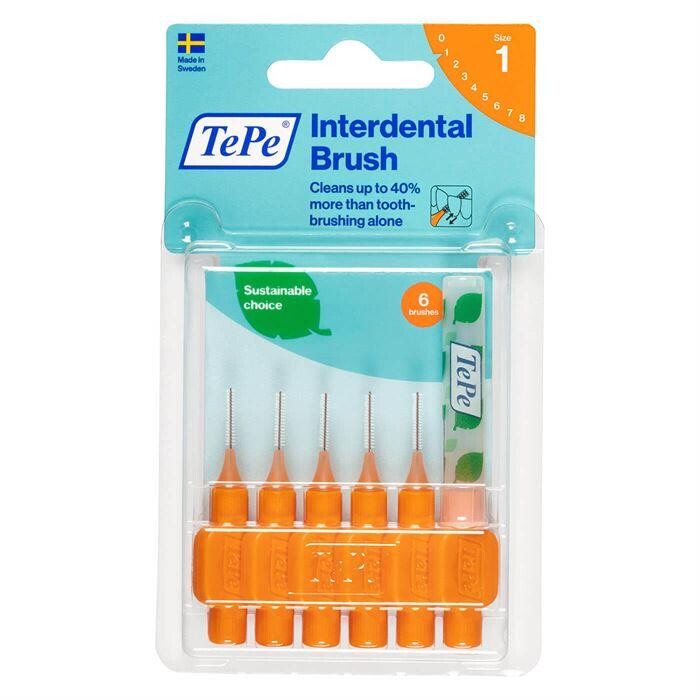 Tepe Arayüz Fırçası Turuncu 0.45 Mm 6lı - 1