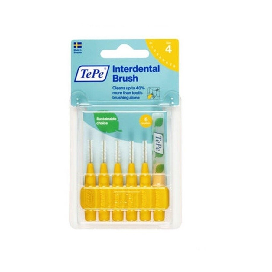 Tepe Blister Arayüz Fırçası 0.7 mm Sarı 6'lı - 1