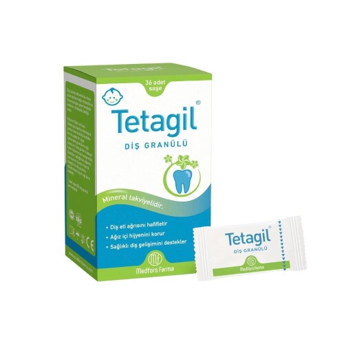 Tetagil Diş Granülü Tatlandırıcılı 36 Saşe - Medfors Farma