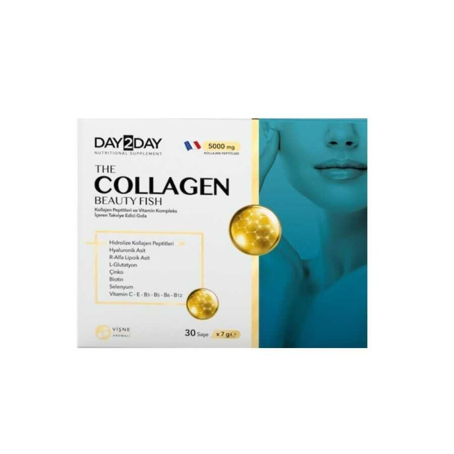 The Collagen Beauty Fish Vişne Aromalı 5000 mg 30 Saşe x 7gr - 1