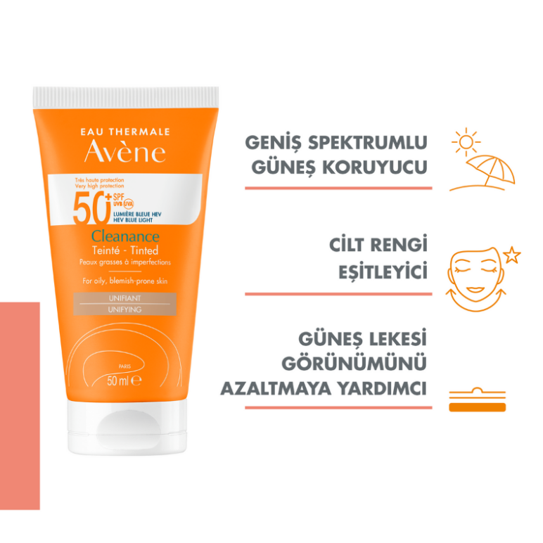 Avene Tinted Cleanance SPF50 Unifiying Cream 50 ml - 2