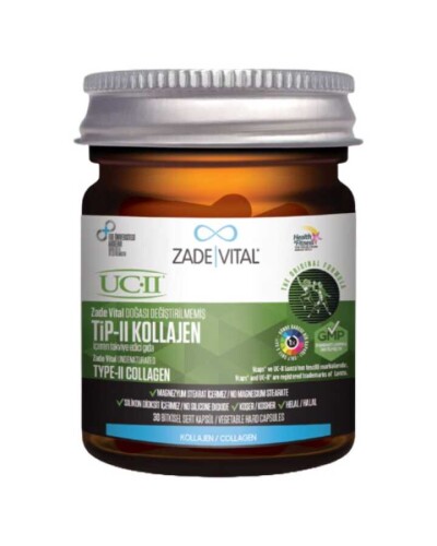 Tip 2 Collagen Takviye Edici Gıda 30 Bitkisel Sert Kapsül - 1