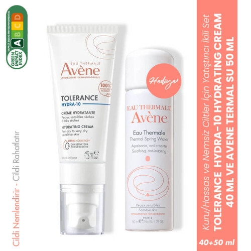 Avene Tolerance Hydra-10 Hydrating Cream 40 ML Termal Su 50 ML Hediyeli - 2