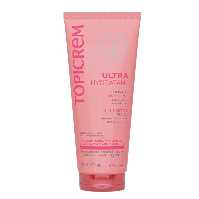 Topicrem Ultra Hydratant 3-In-1 Gentle Scrub 200 Ml - 1