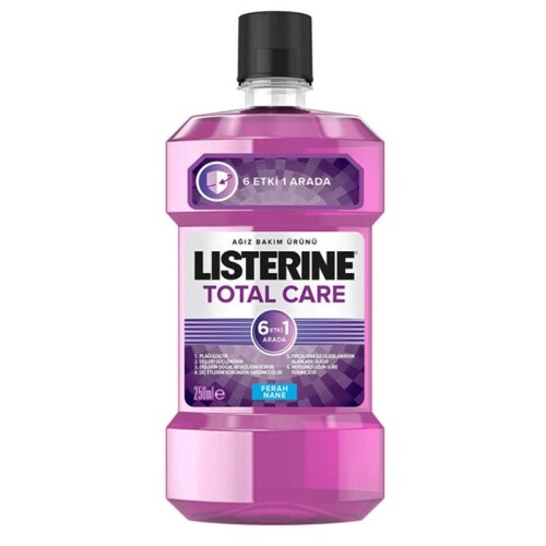 Total Care 6 Etki 1 Arada Ferah Nane Ağız Bakım Ürünü 250 ml - Listerine