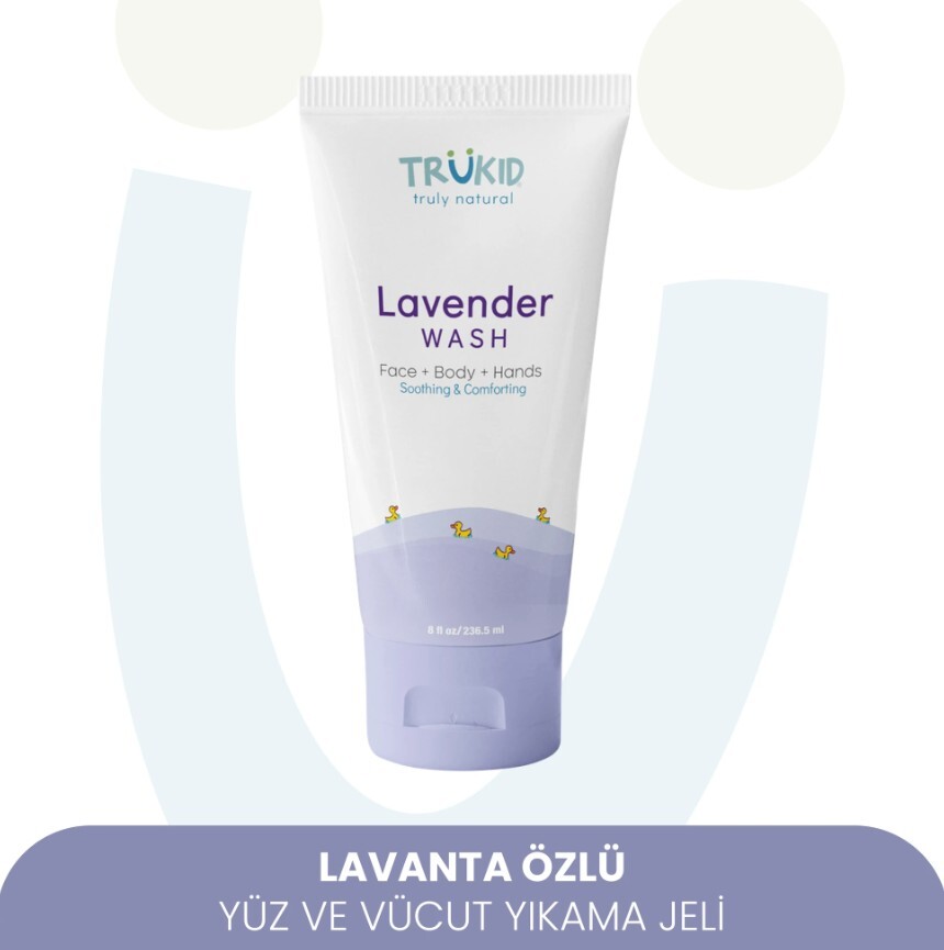 TruKid Lavanta Özlü Yüz ve Vücut Yıkama Jeli 236.5 ml - 1