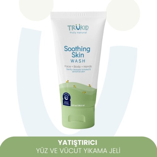 Trukid Toleransı Düşük Cilt Tipleri için Yüz ve Vücut Yıkama Jeli 236.5 ml - Trukid