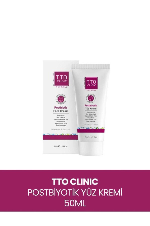 TTO Clınıc Postbiyotik Yüz Kremi 50 ml - 1