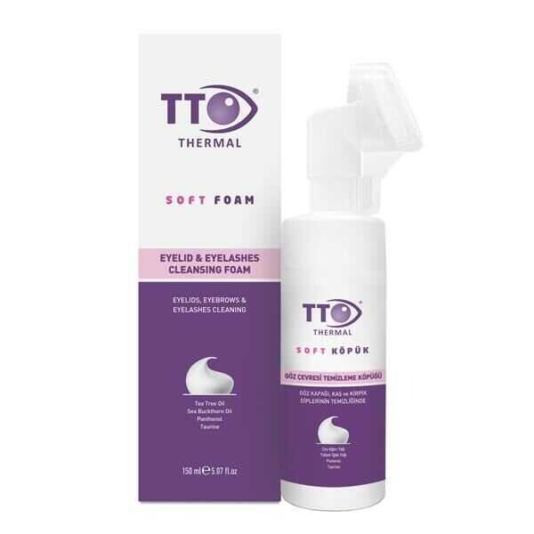 TTO Soft Göz Çevresi Temizleme Köpüğü 150 ML (Aplikatörlü) - 1