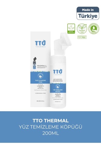 TTO Thermal Çay Ağacı Özlü Yüz Temizleme Köpüğü Aplikatörlü 200ml - TTO