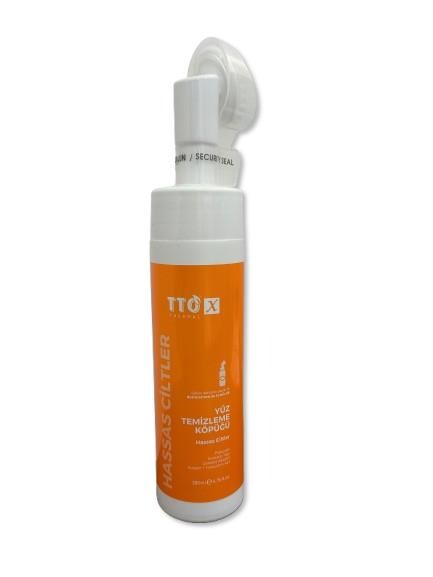 TTO X Hassas Ciltlere Özel Aplikatörlü Yüz Temizleme Köpüğü 200ml - 1