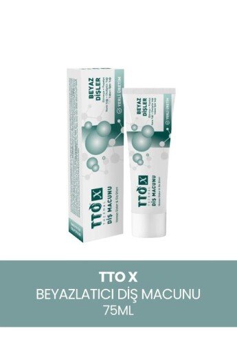 Tto X Hassas Dişler Ve Diş Etleri İçin Beyazlatıcı Diş Macunu 75ml - TTO