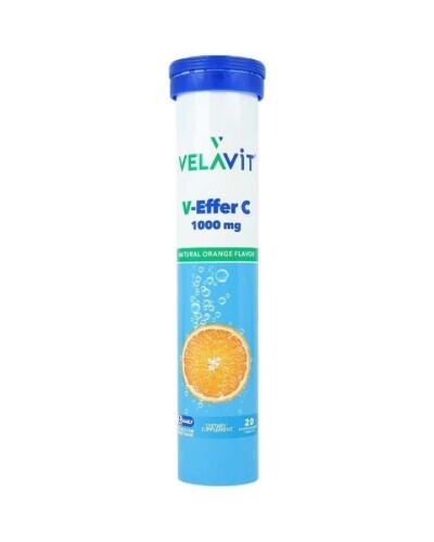 V-Effer C 1000 mg Takviye Edici Gıda 20 Tablet - Velavit