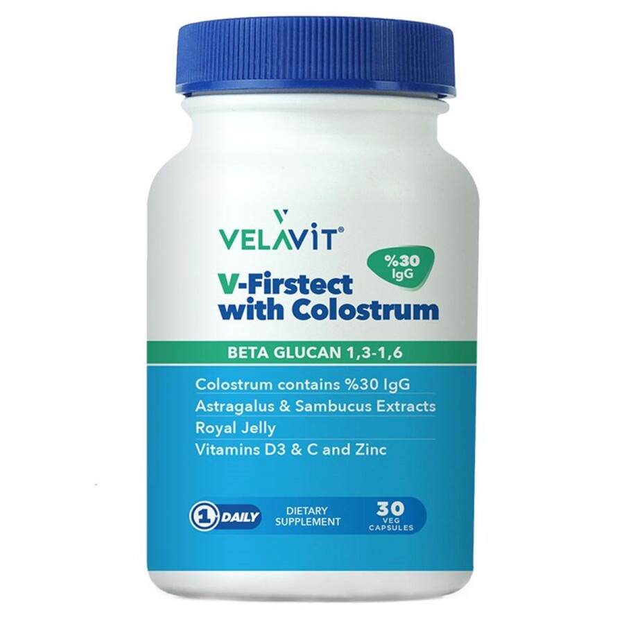 V-Firstect with Colostrum Takviye Edici Gıda 30 Kapsül - 1