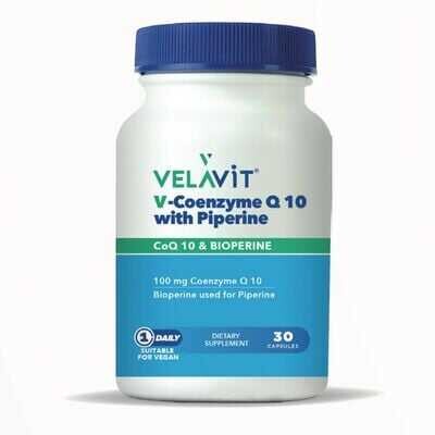 Velavit Coenzyme Q10 With Piperine 30 Kapsül - 1