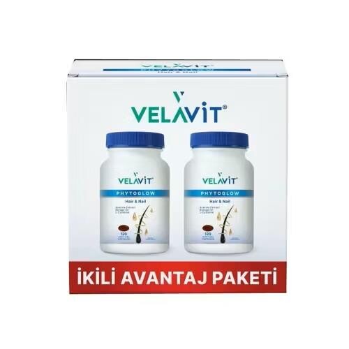 Velavit Phytoglow Hair Nail 120 Kapsül 2'li Paket - Velavit