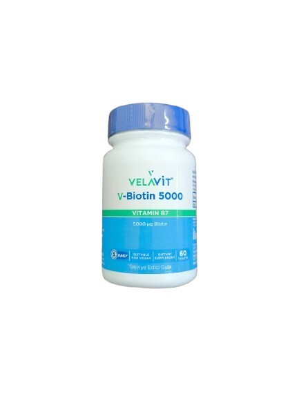 Velavit V- Biotin 5000 Mg 60 Tablet - 1