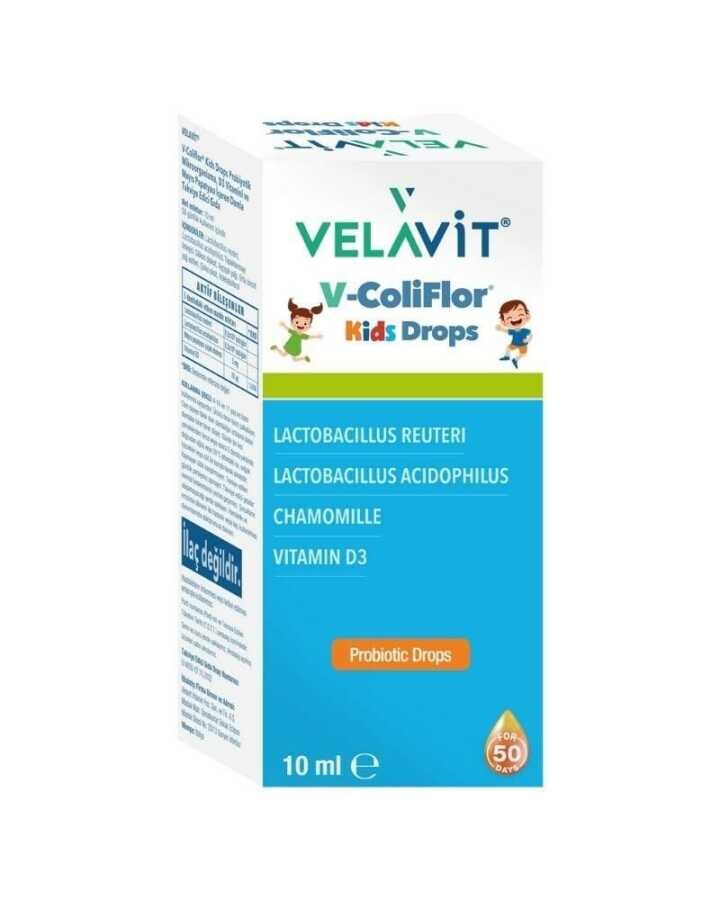 Velavit V-Coliflor Kids Drops 10 Ml Damla - 1