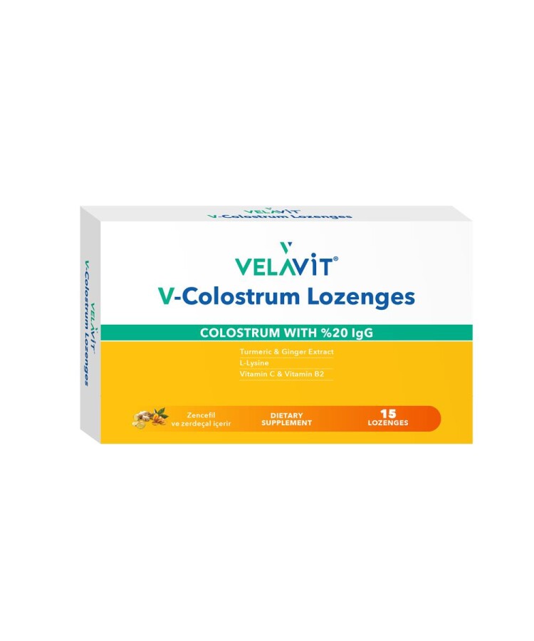 Velavit V- Colostrum Lozenges 15 Pastil - 1