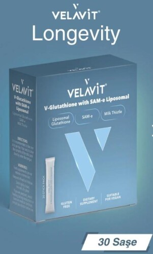 Velavit V-Glutathione with SAM-e Liposomal - 30 Stick - Velavit