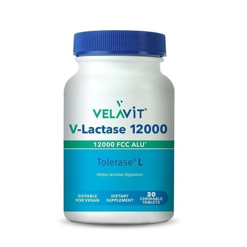 Velavit V Lactase 12000 30 Tablet - 1