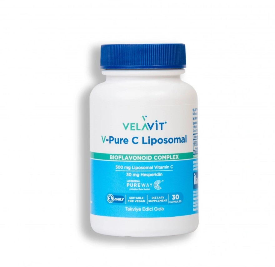 Velavit V-PURE C Liposomal Bioflavonoid Complex 30 Kapsül - 1