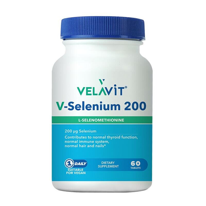 Velavit V-Selenium 200 Takviye Edici Gıda 60 Tablet - 1