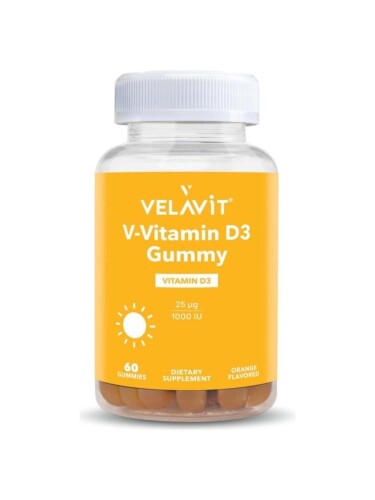 Velavit V-Vitamin D3 Gummy 60 Çiğnenebilir Form - Velavit