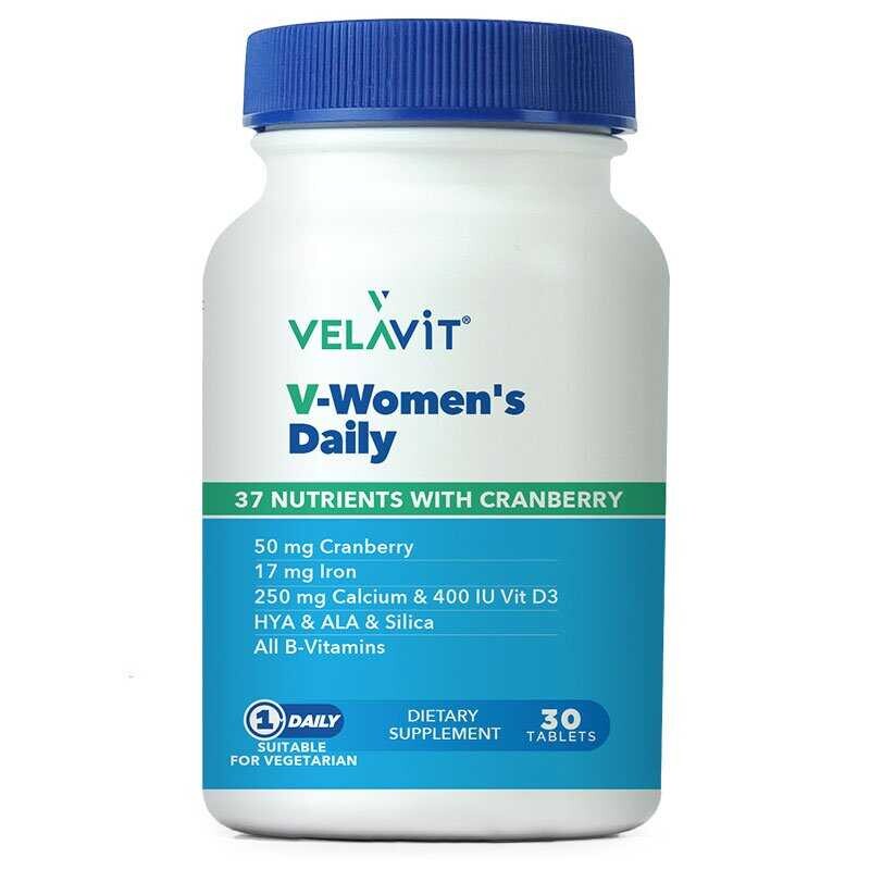 Velavit V-Womens Daily Takviye Edici Gıda 30 Tablet - 1