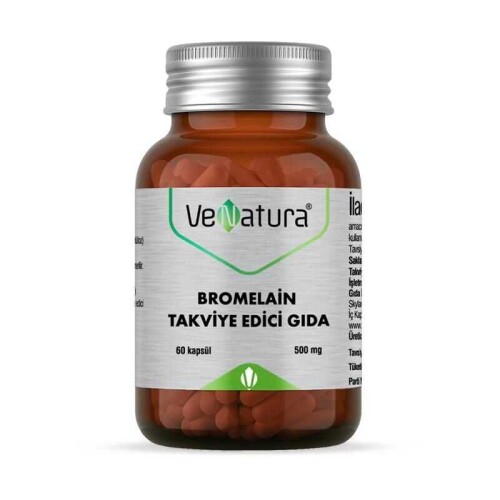 VeNatura Bromelain Takviye Edici Gıda 60 Kapsül - Venatura