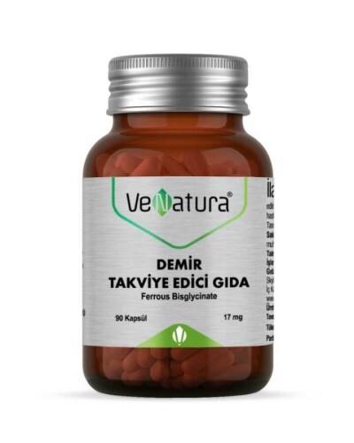 VeNatura Demir Takviye Edici Gıda 90 Kapsül - Venatura