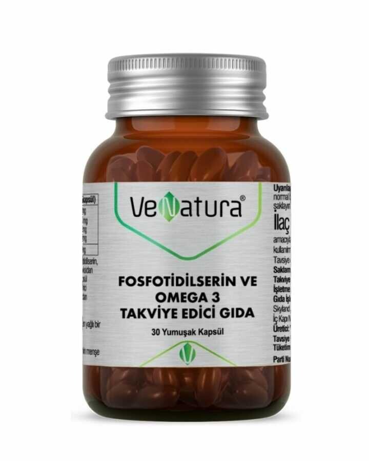 Venatura Fosfotidilserin ve Omega 3 30 Kapsül - 1