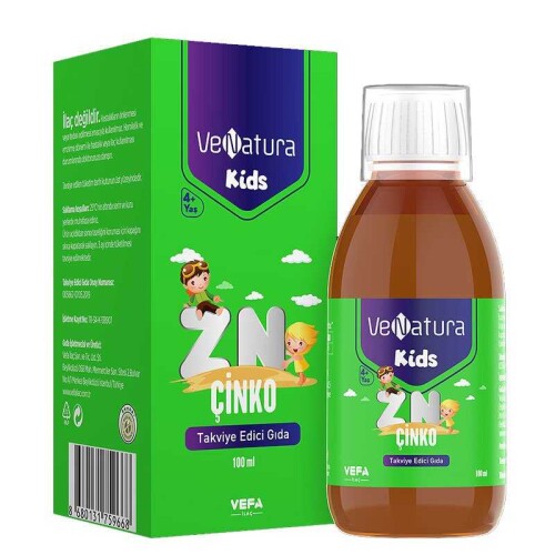 VeNatura Kids Çinko Takviye Edici Gıda 100 ml - Vefa