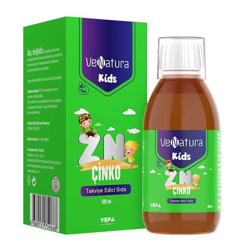 VeNatura Kids Çinko Takviye Edici Gıda 100 ml - 1