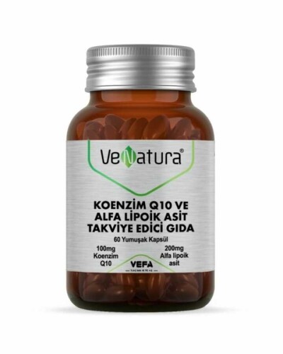 VeNatura Koenzim Q10 ve Alfa Lipoik Asit 60 Kapsül - Venatura