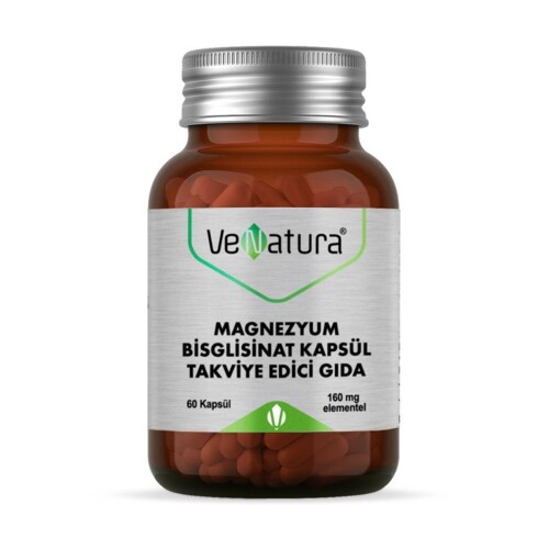 VeNatura Magnezyum Bisglisinat Kapsül 160 mg 60 Kapsül - VeNatura