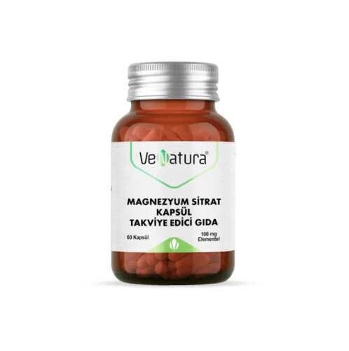 Venatura Magnezyum Sitrat 60 Kapsül - VeNatura