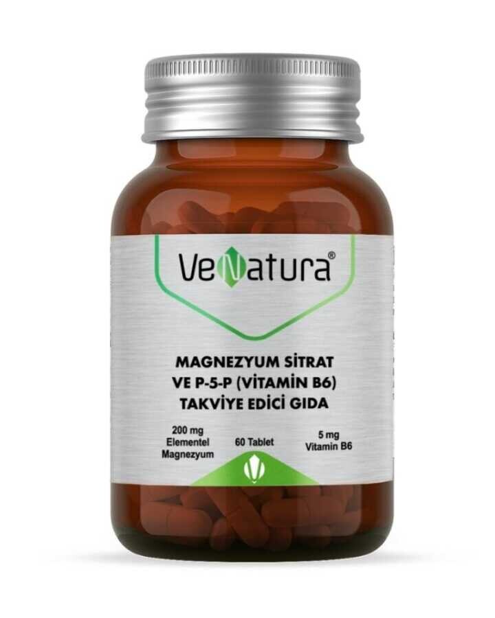 VeNatura Magnezyum Sitrat Takviye Edici Gıda 60 Tablet - 1