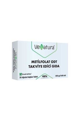 VeNatura Metilfolat Odt Takviye Edici Gıda 30 Tablet - Vefa