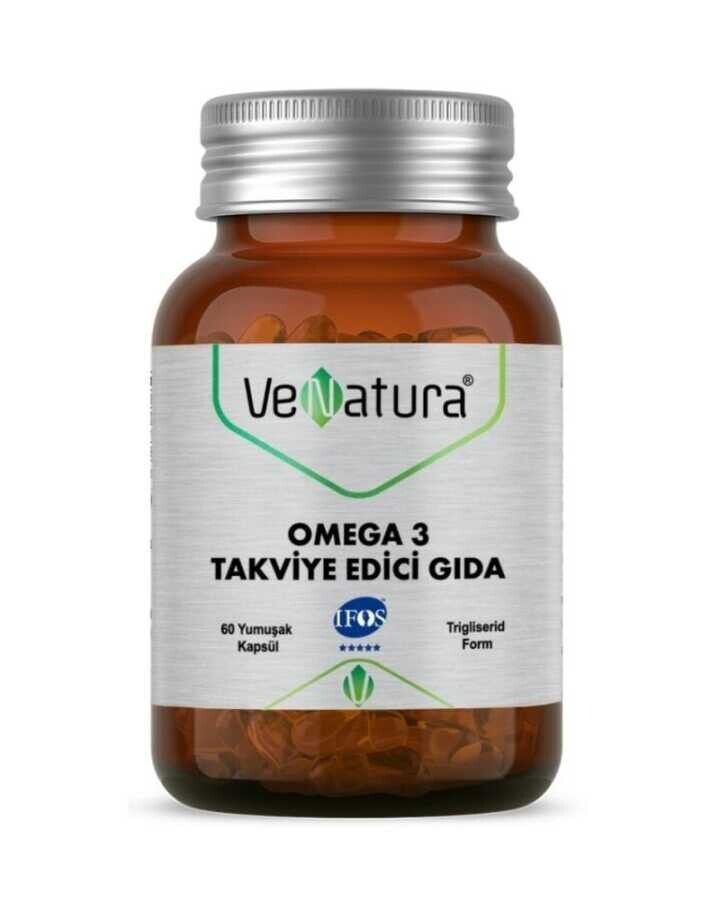 VeNatura Omega 3 Takviye Edici Gıda 60 Kapsül - 1