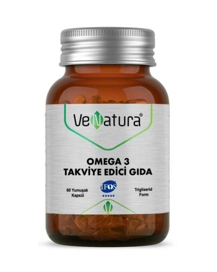 VeNatura Omega 3 Takviye Edici Gıda 60 Kapsül - 1