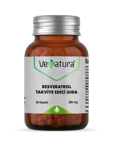 Venatura Resveratrol 250 Mg 30 Kapsül - Venatura