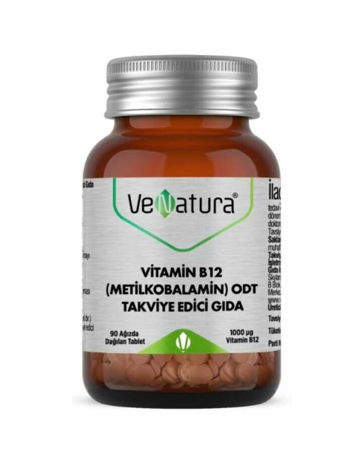 Venatura Vitamin B12 Odt Takviye Edici Gıda 90 Tablet - 1
