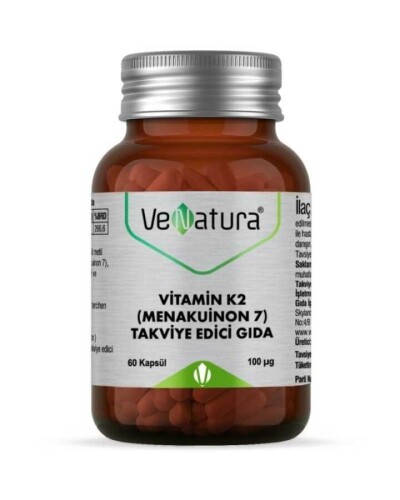 VeNatura Vitamin K2 (Menakuinon 7) 60 Kapsül 