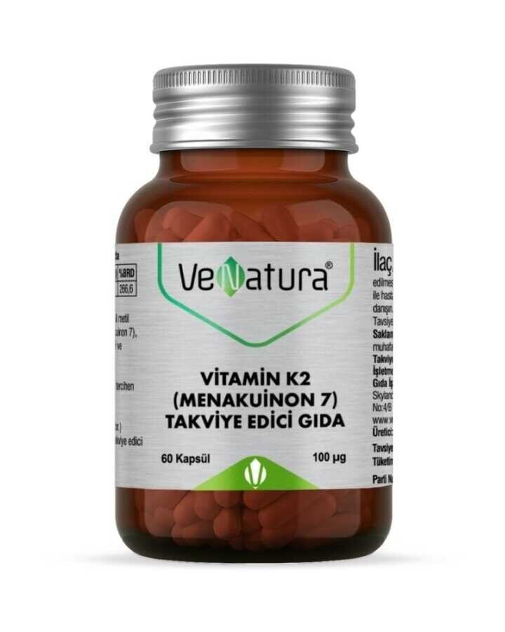 VeNatura Vitamin K2 (Menakuinon 7) 60 Kapsül - 1