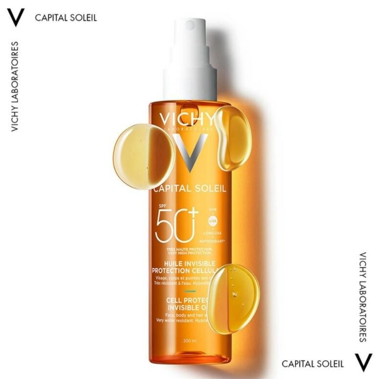 Vichy Capital Soleil Cell Protect Oil Spf 50 200 Ml - 2