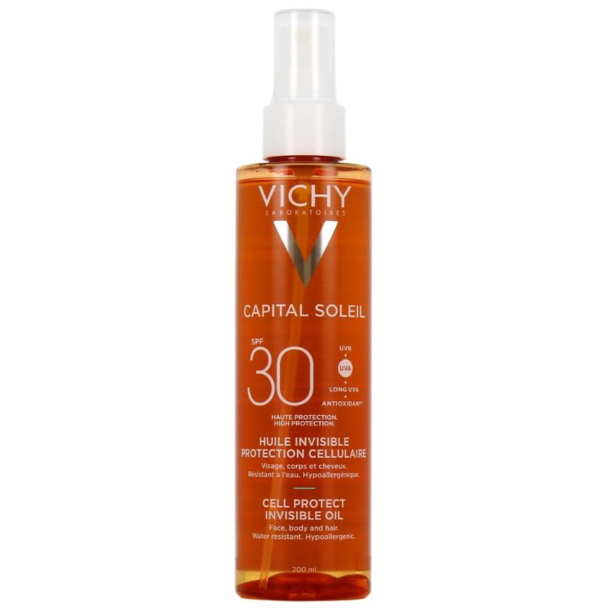 Vichy Capital Soleil Cell Protect Oil SPF30+ 200ml - 1