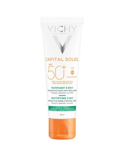 Vichy Capital Soleil SPF50+ Mattifying 3-in-1 Güneş Kremi 50 ml - Vichy