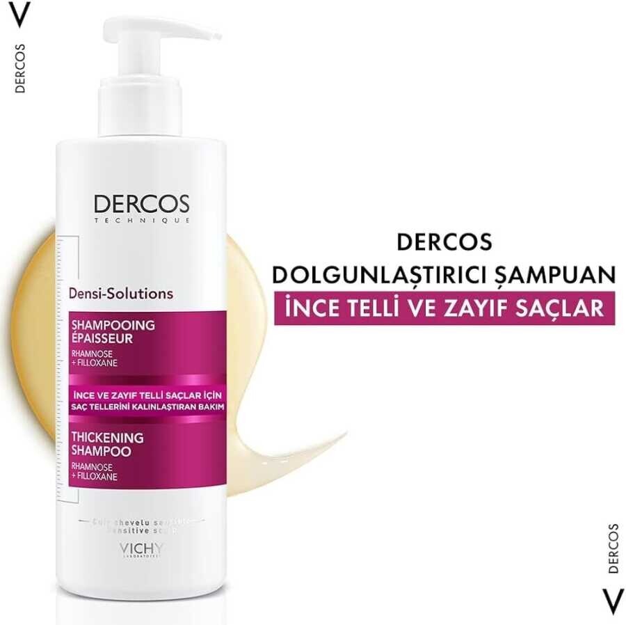 Vichy Dercos Densi Solutions İnce ve Zayıf Saçlar İçin Şampuan 400 ml - 2